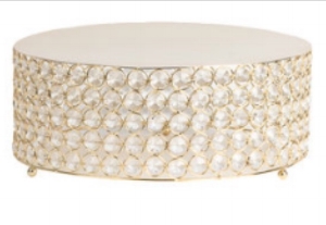 14” Gold Bling cake Base