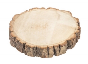 11” Wood Slice Cake Base