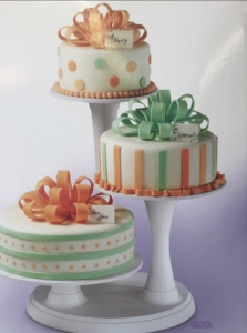 3 Tray Acrylic Cake Base
