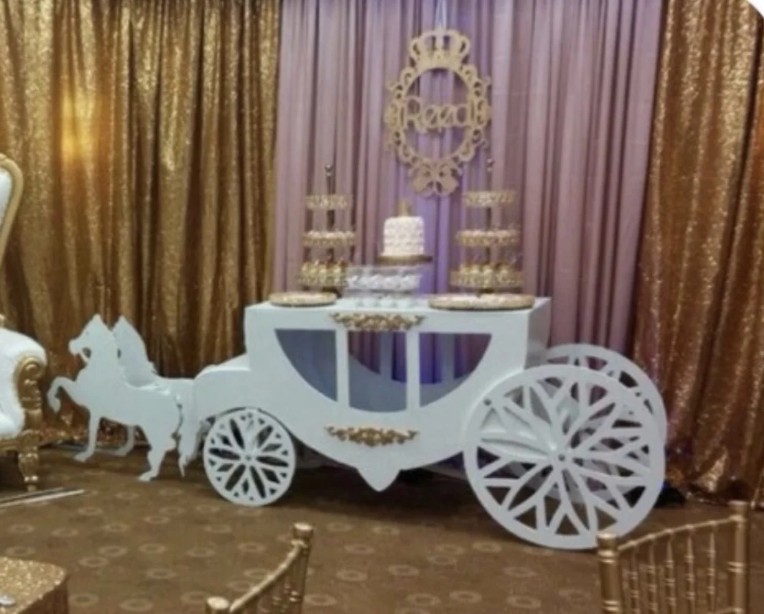 White Horse and Carriage Table