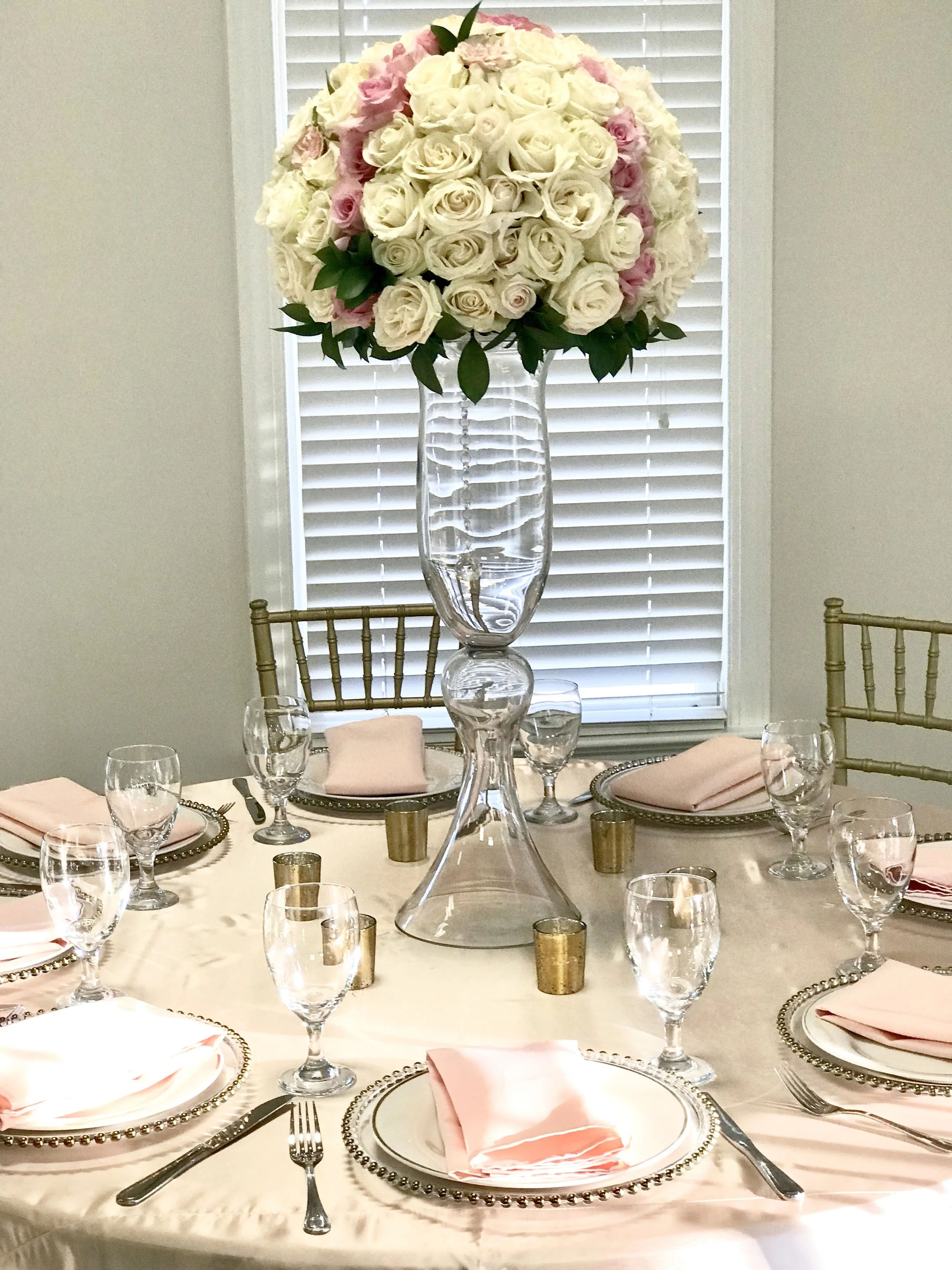 Fluted Flair Ball Vase