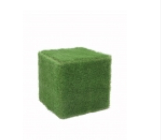 Grass Cube Ottoman
