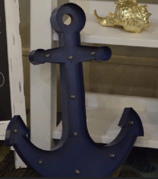 Light up Anchor Sign