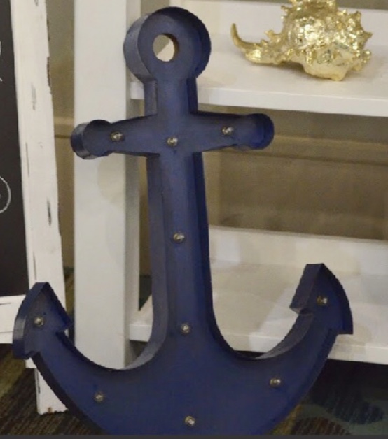 Light up Anchor Sign