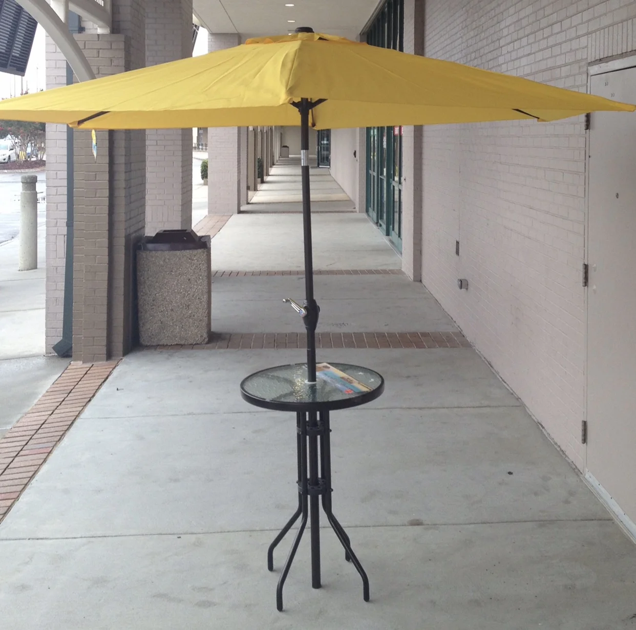Glass Table 24” x 33” high