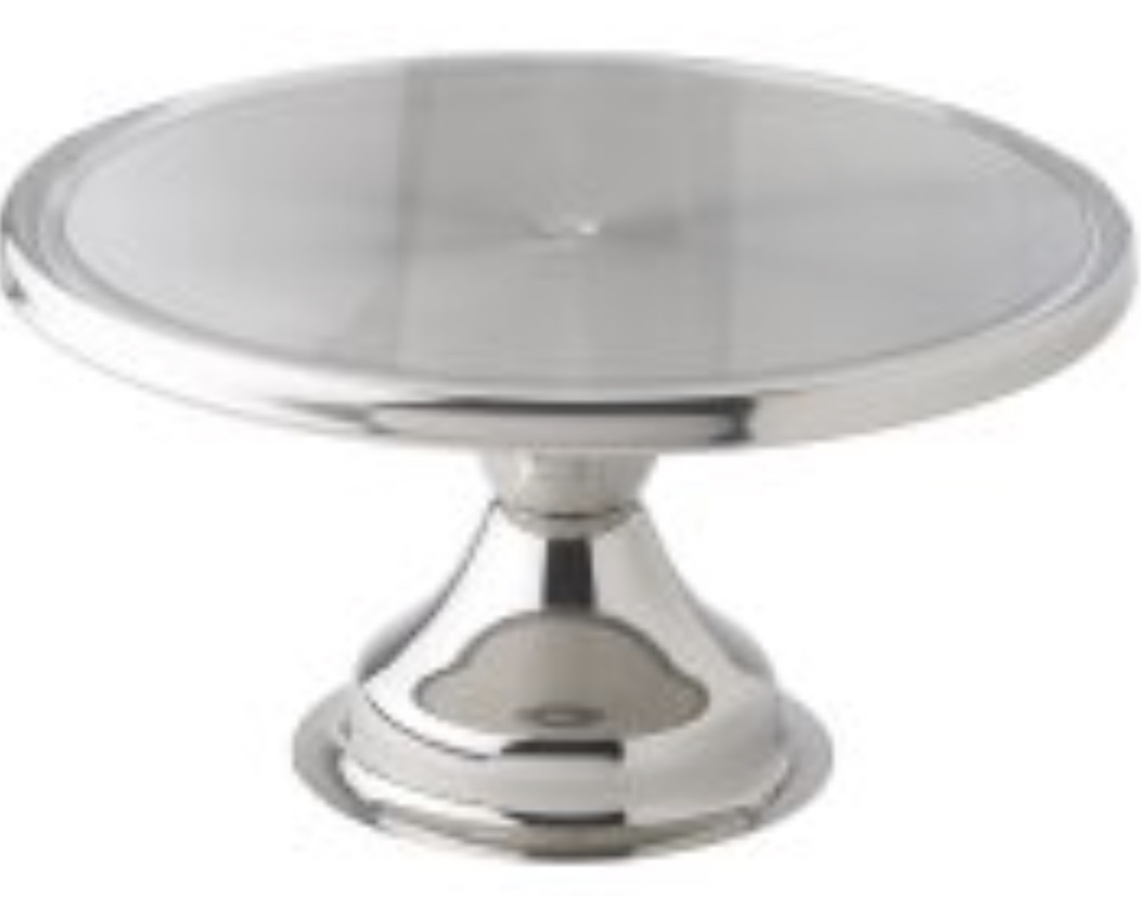 13” Stainless Steel Cake Base #101