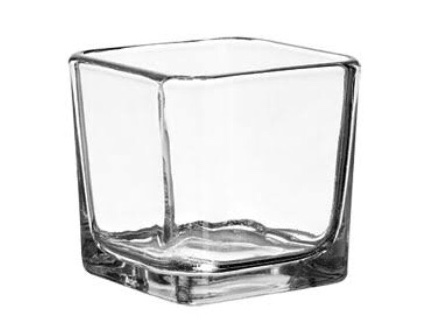 5x5 Glass Cube