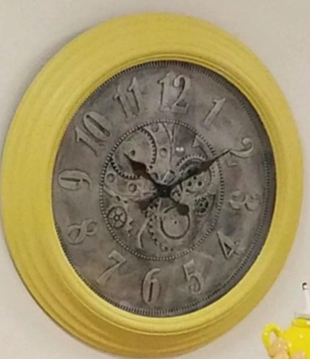 Yellow clock