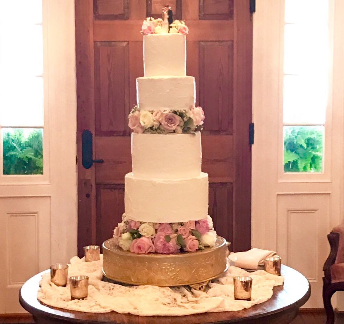 22” Gold Cake Base