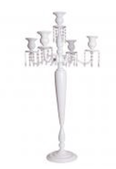 32” white Candelabra