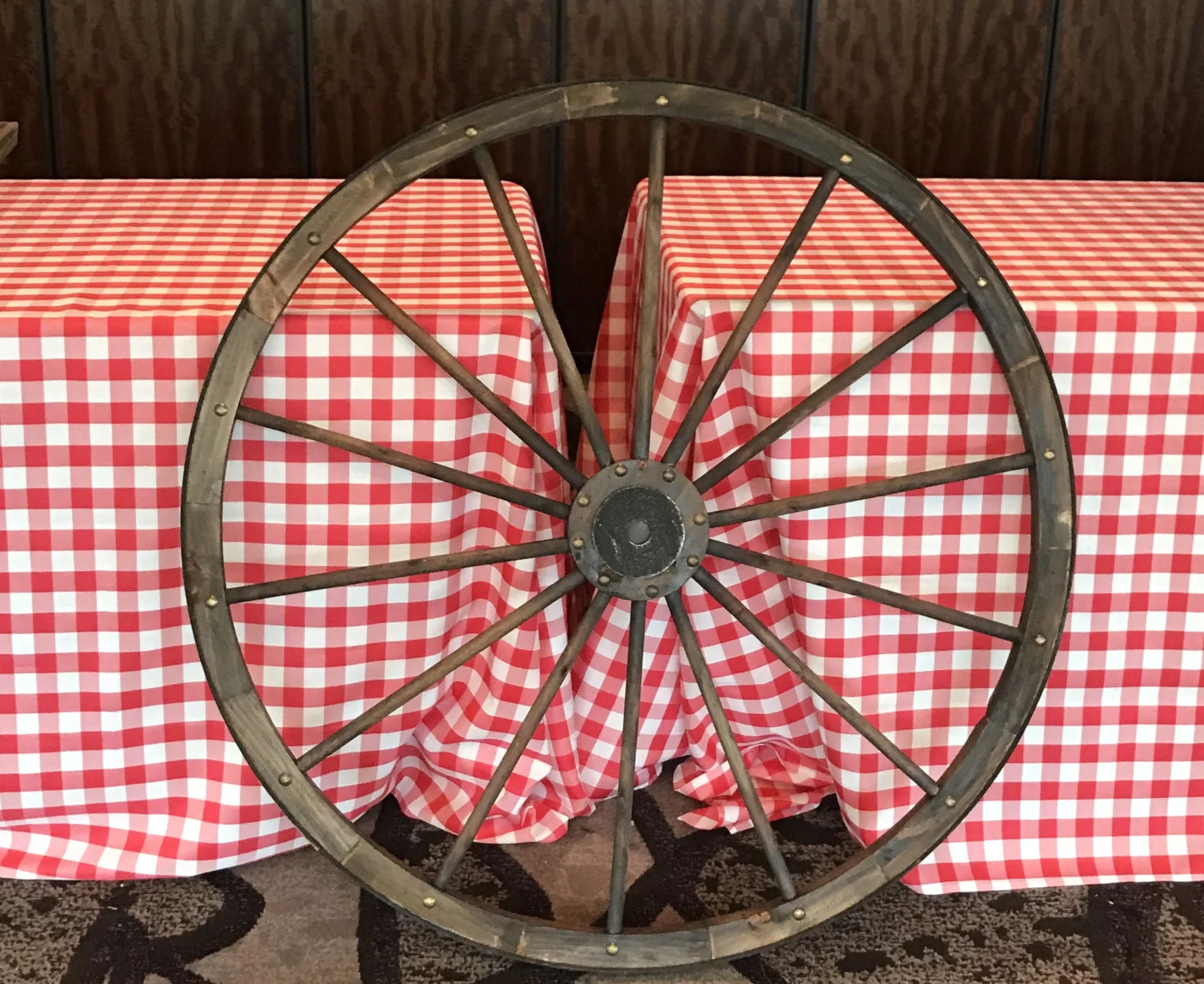 Wagon Wheel Dark Stain