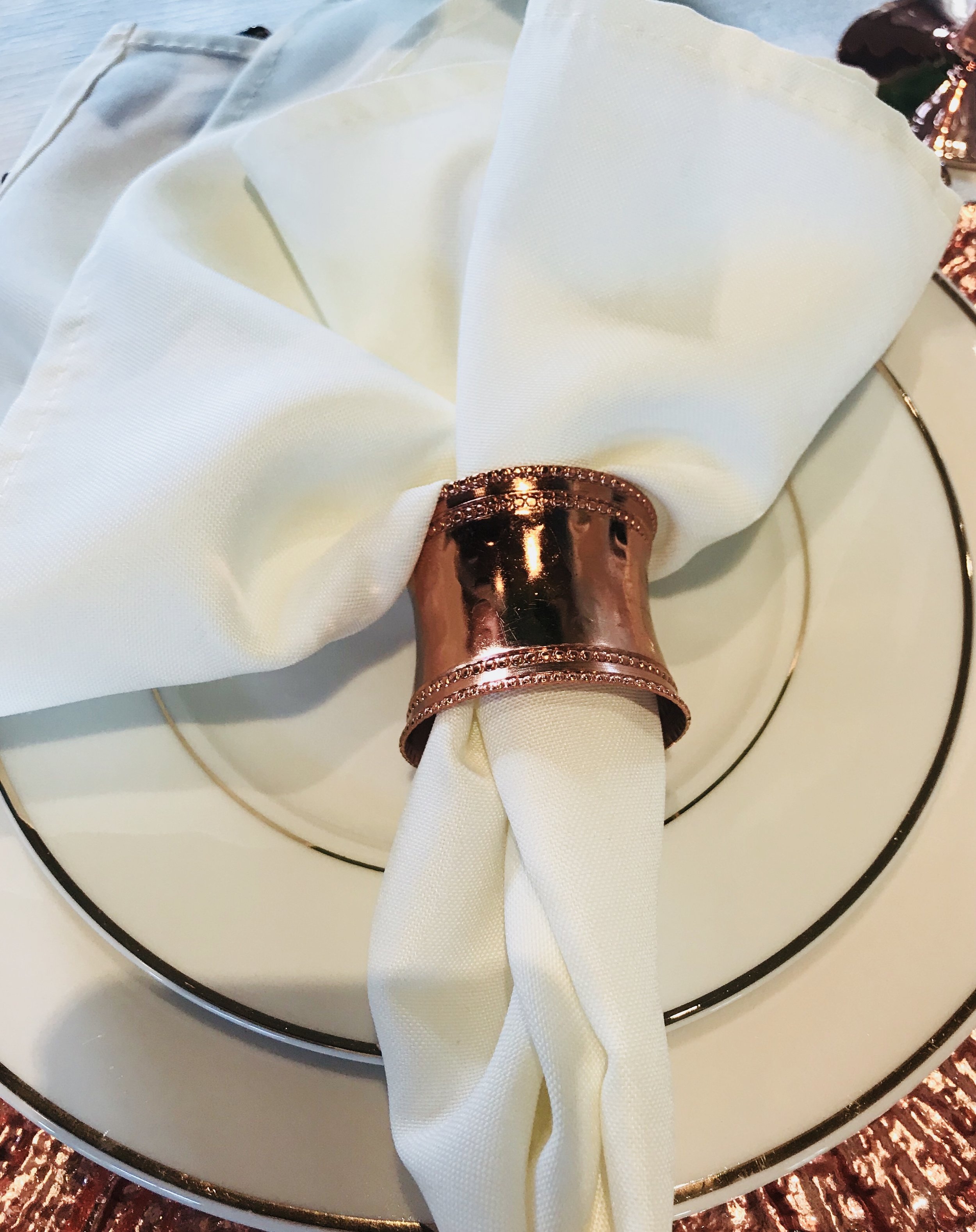 Copper Napkin Rings