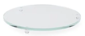 Round pedestal crystal cut #30