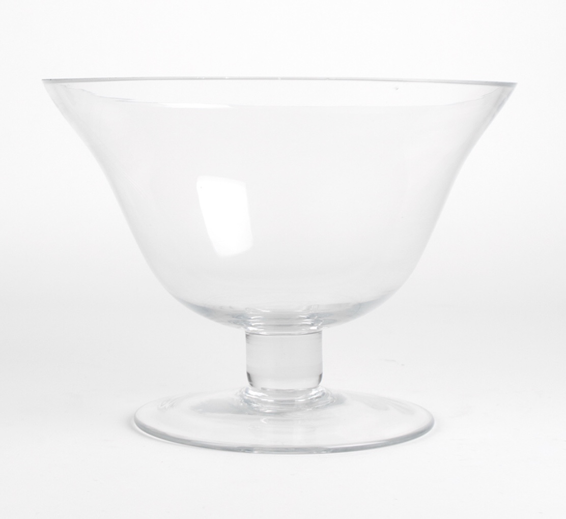 Glass Bowl on Pedestal