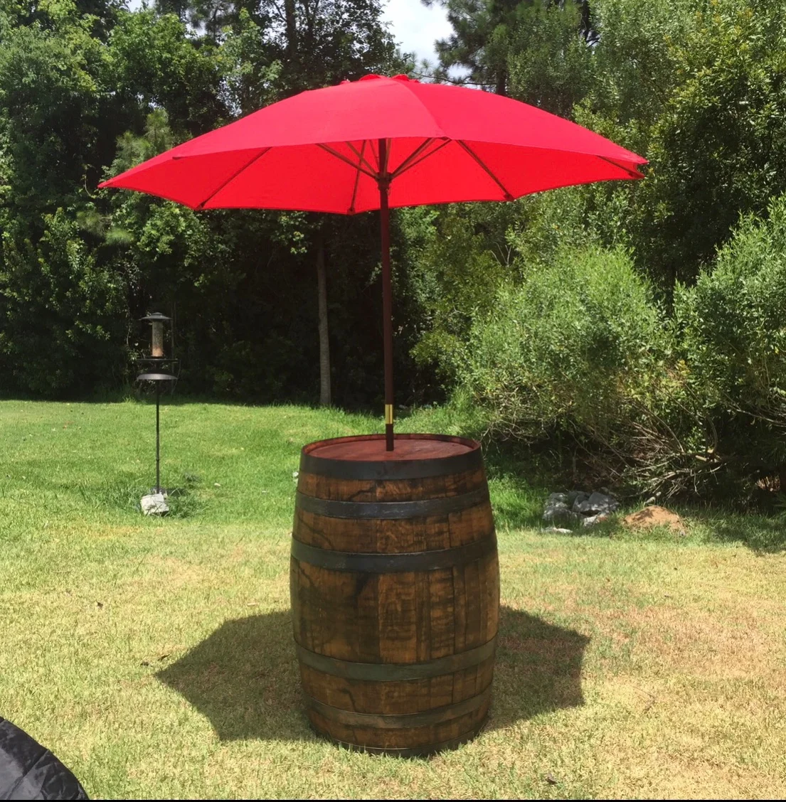  Barrel with Umbrella