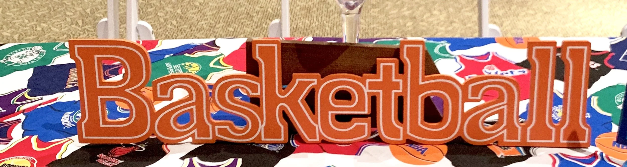 Basketball Decor Sign
