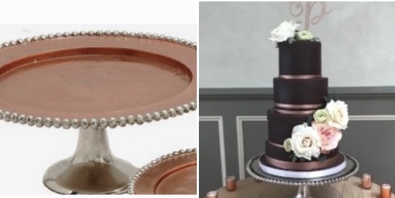 Copper w/ Silver Ball Rim and Base #13