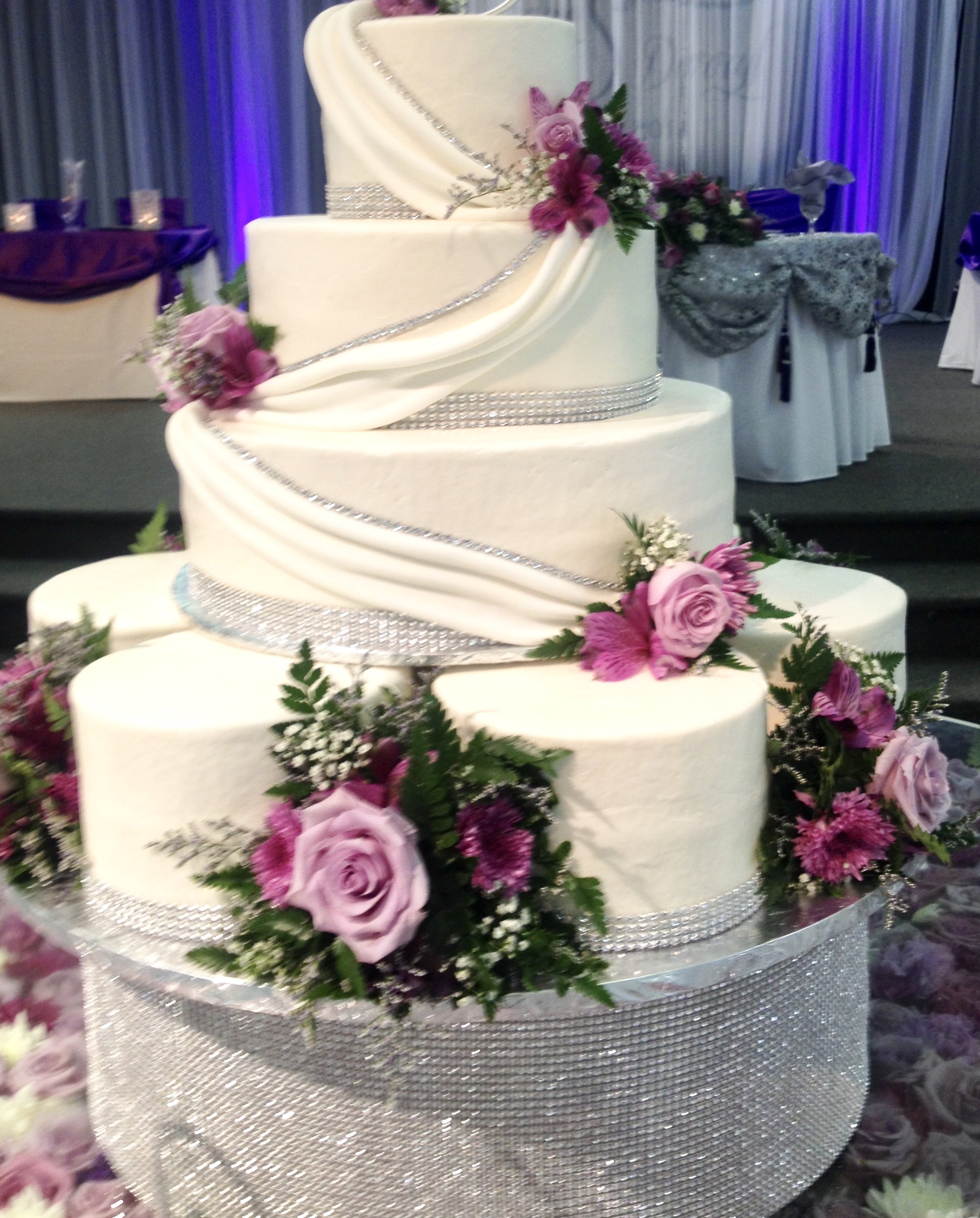 Silver Bling cake base