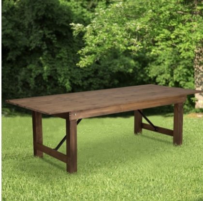 8 ft Farm Table