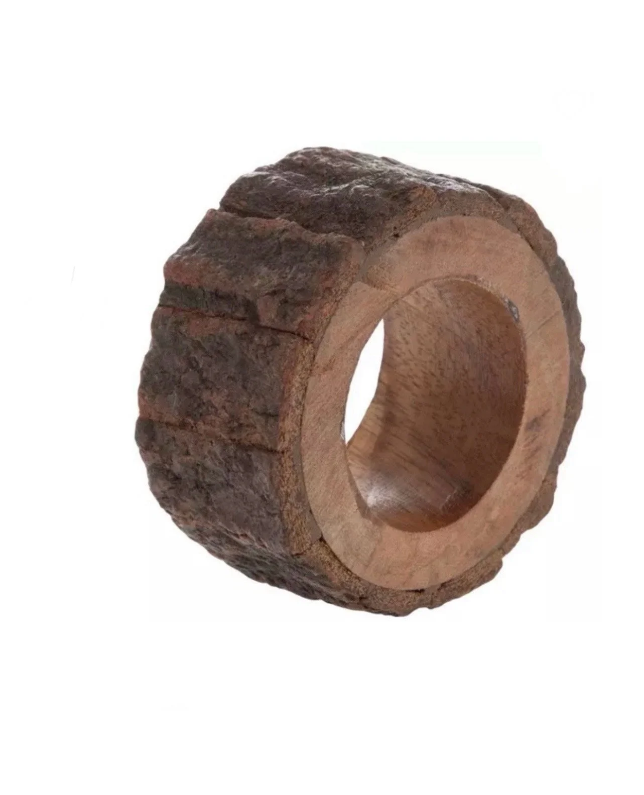 Tree Bark Napkin Ring 
