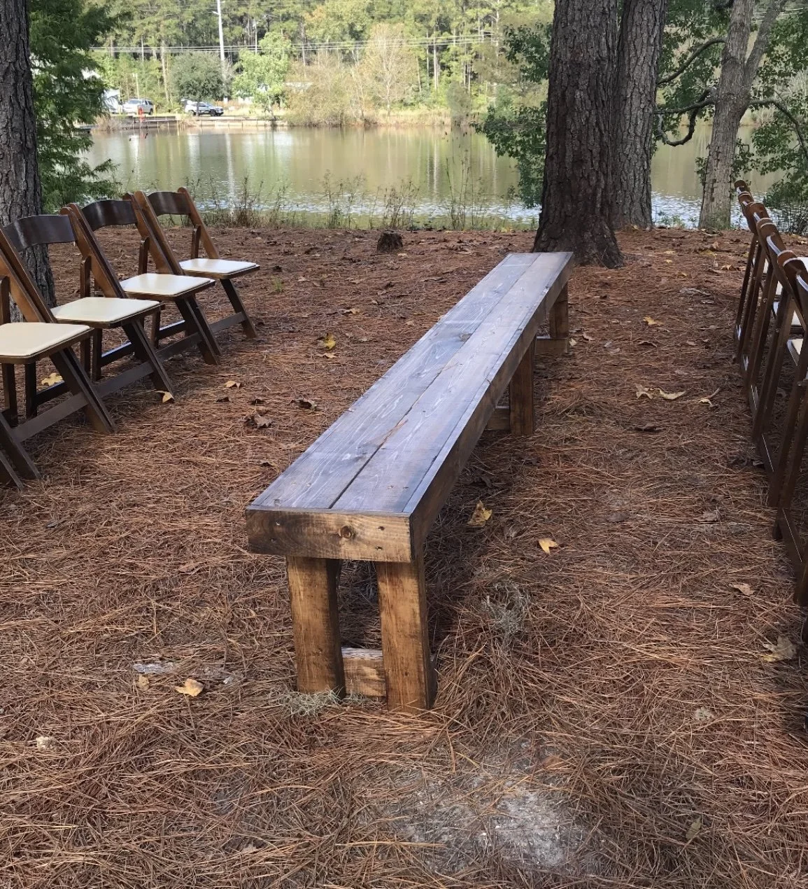 8 ft Handmade Farmhouse Bench 