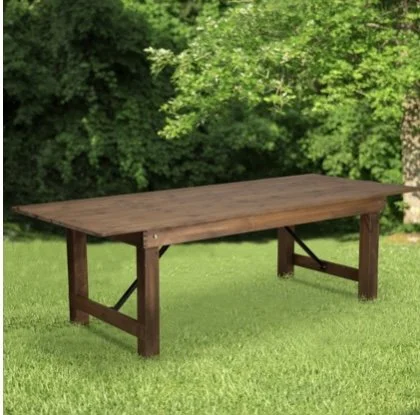  Wooden 8 ft table  