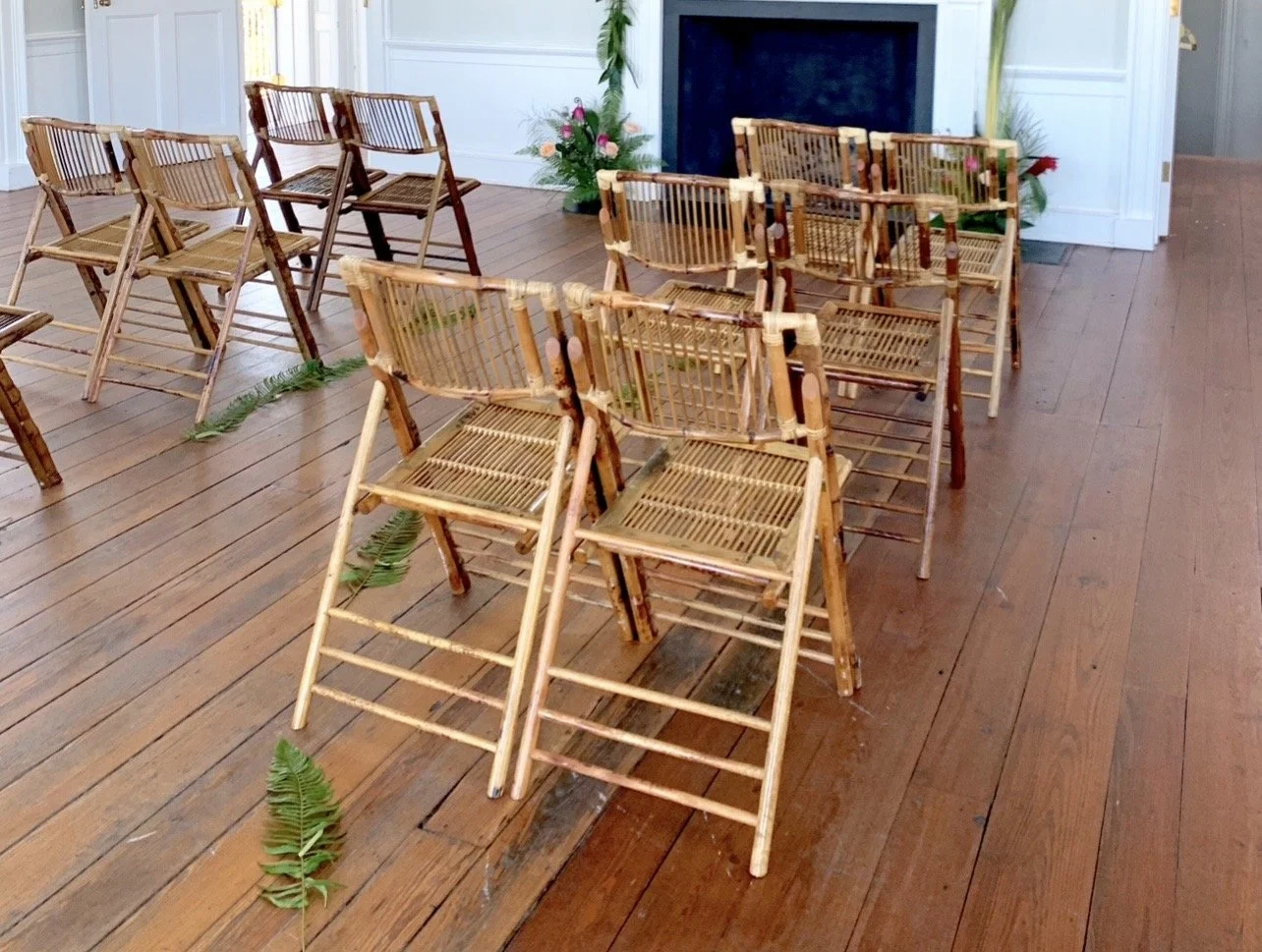 Bamboo Folding Chairs 