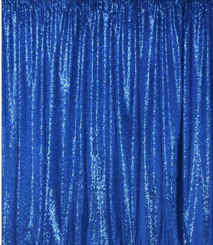 Royal Blue Sequin Backdrop 