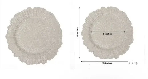 Acrylic Reef Charger Plate #11