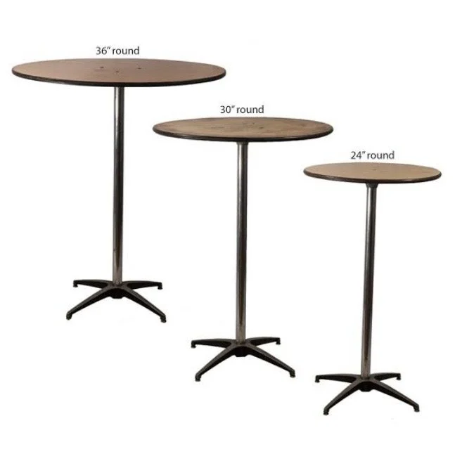 Round Cocktail Table 24", 30", 36"