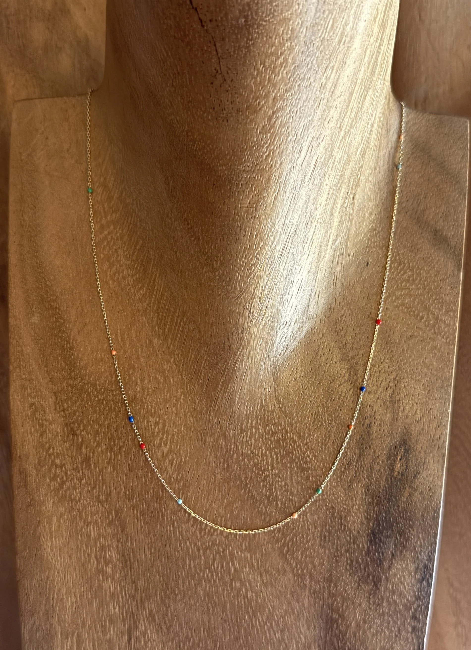 Rainbow Resin Chain