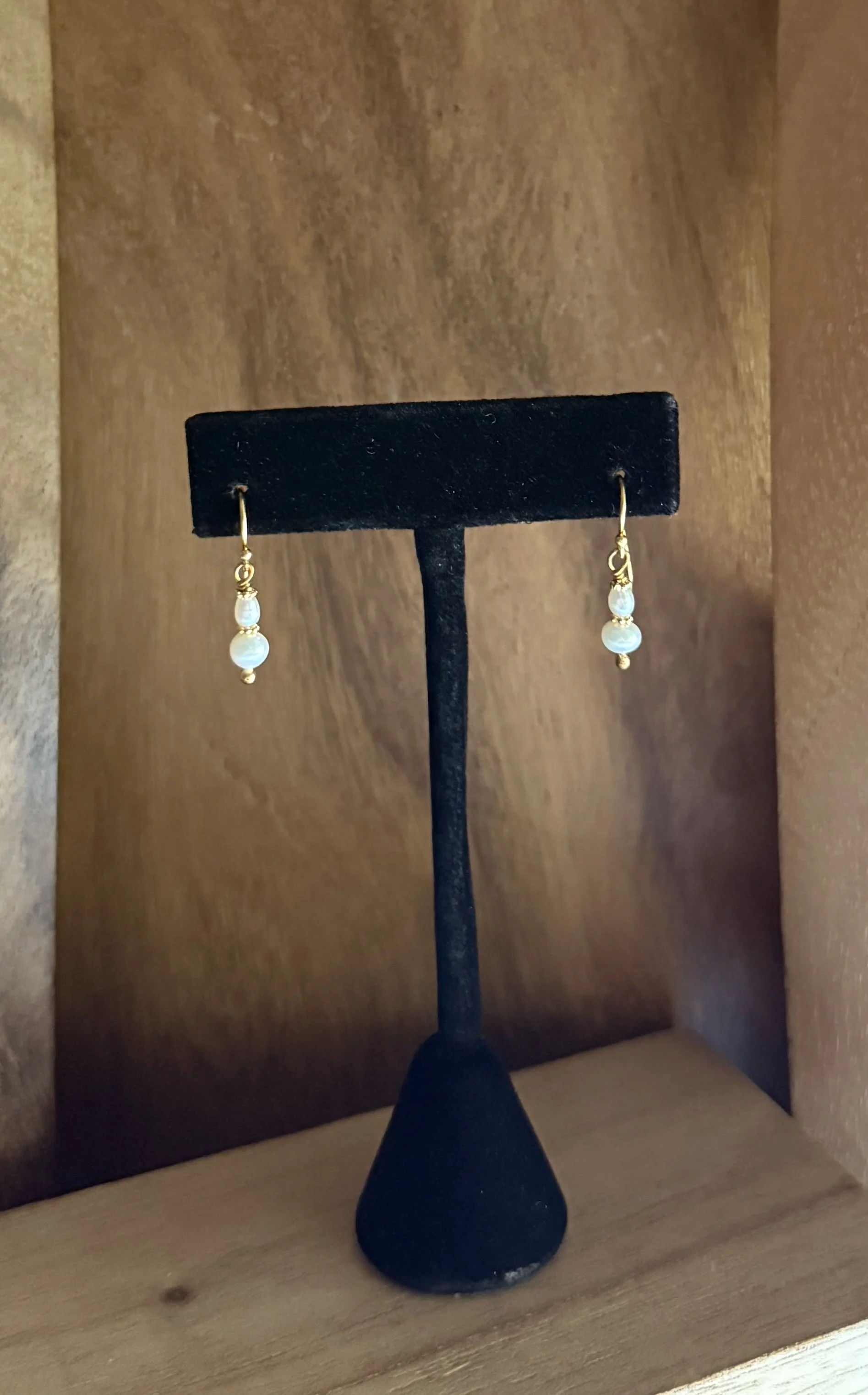 Double Baby Pearl Drops