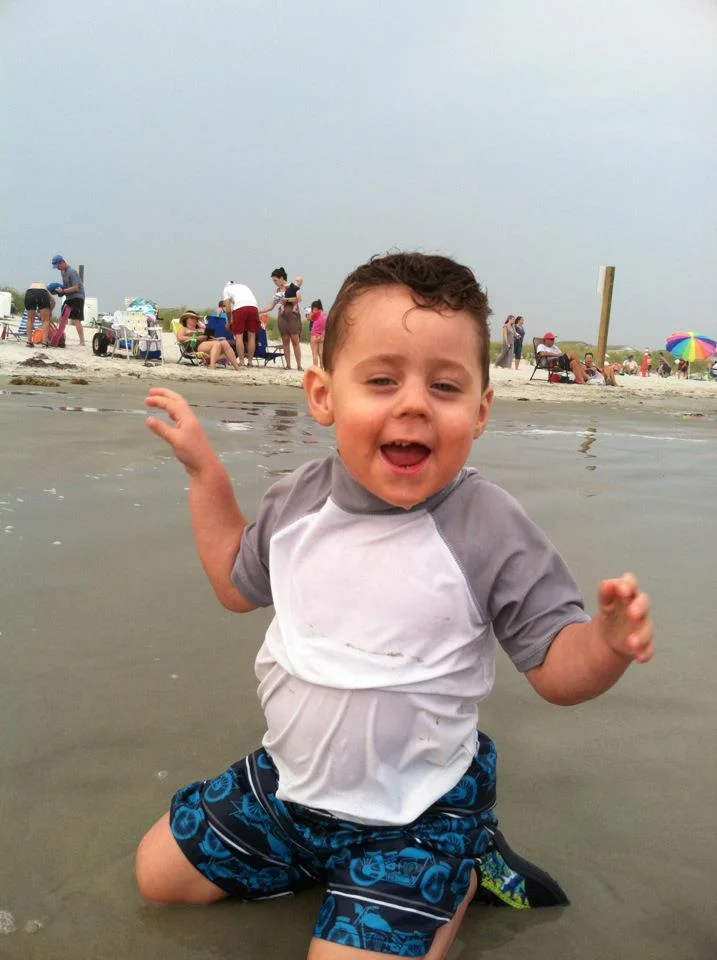Such a happy boy! 