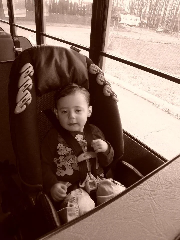 1st day of school and 1st bus ride.