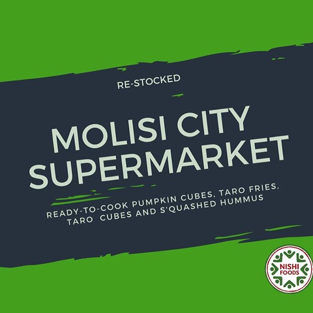 Fresh #hummus now available at Molisi City Supermarket - once it&rsquo;s gone - it&rsquo;s gone! But YOU can make your own!.
All you need is:
1 Bag of our Pumpkin Cubes (cooked until it becomes mushy or pur&eacute;e like)
1 Can of Chickpeas (avail at