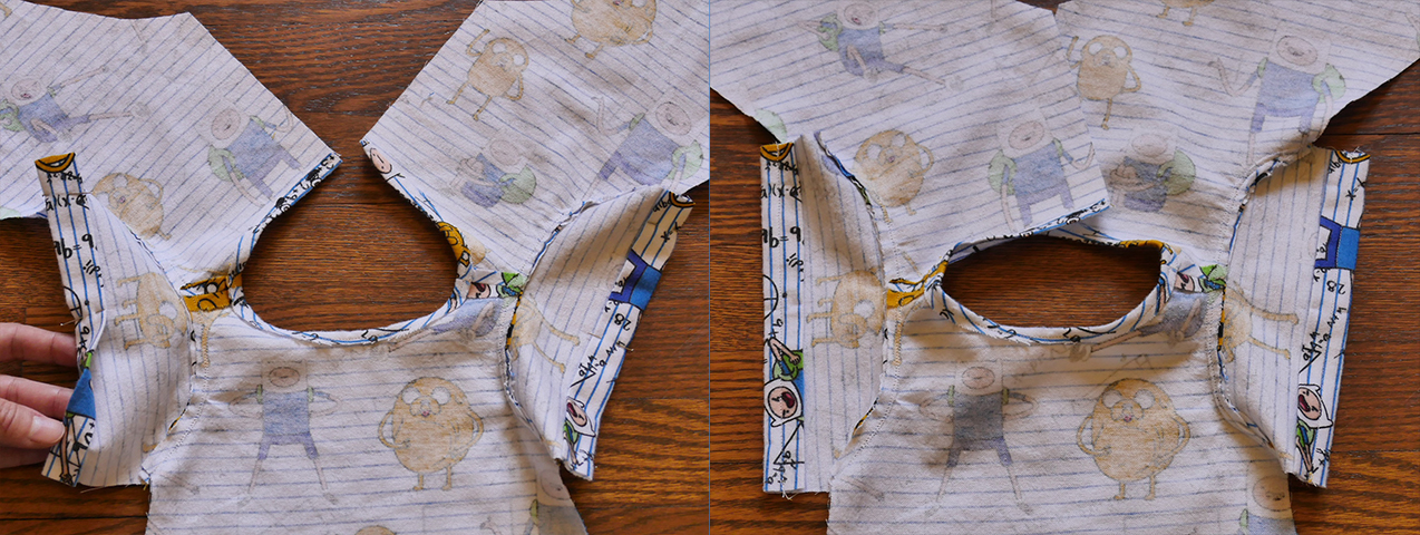 Now, hem the sleeves.