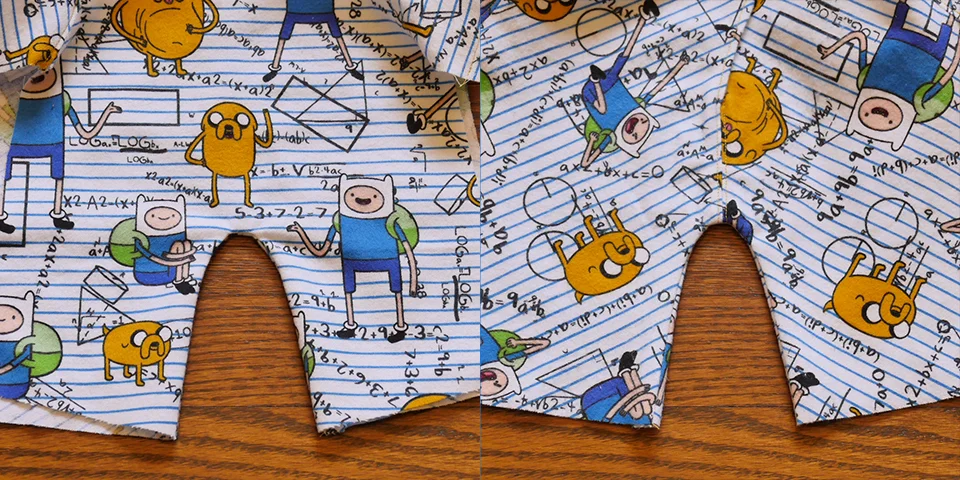 After you clip the curves, your crotch seam should look more like this from the "right" side out.