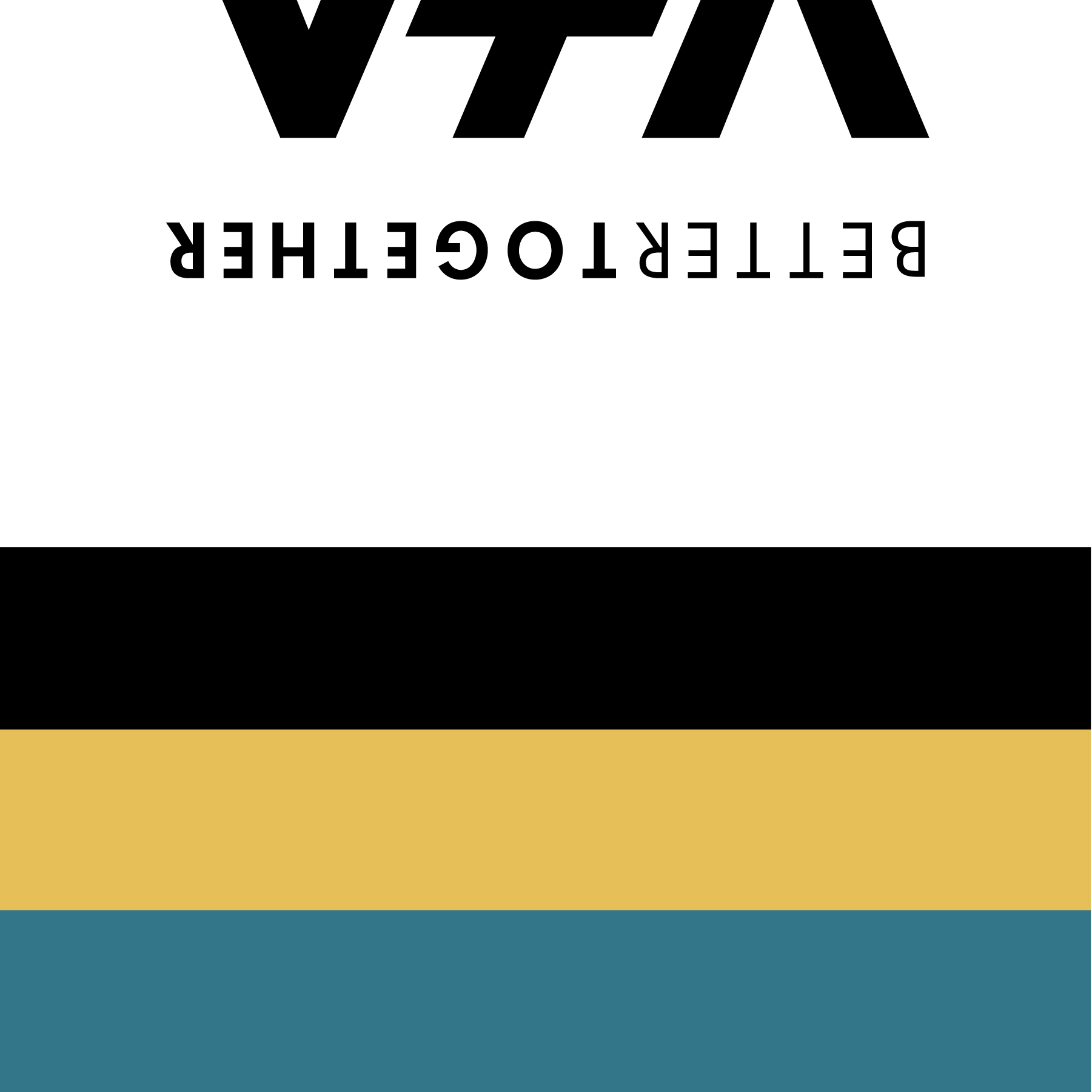 by using the ‘VTA’ abbreviation i was able to create an ambigram out of this identity development to make it striking, recognizable & versatile.