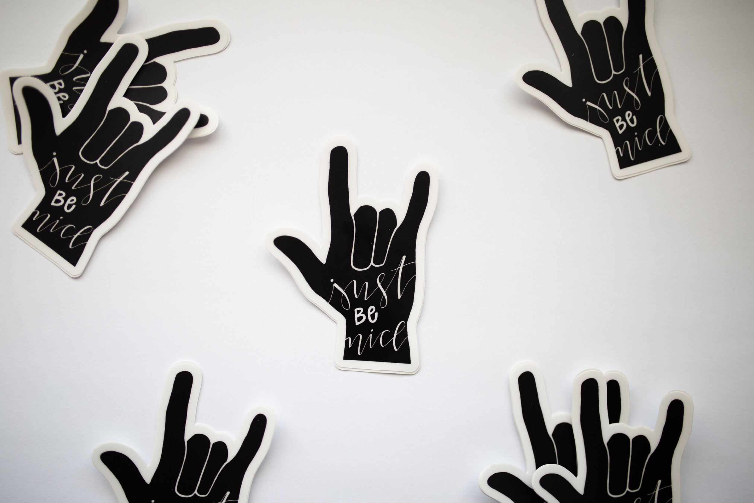 just be nice [stickers]