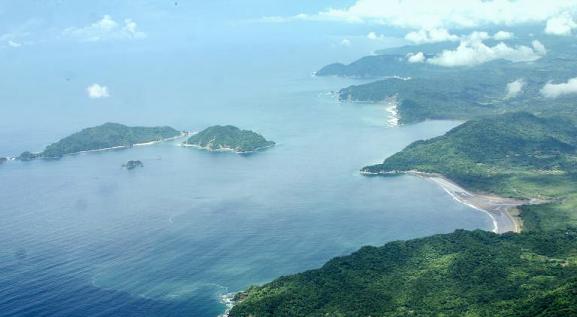 Aerial view, Curú wild life reserve and Tortuga Island.jpg