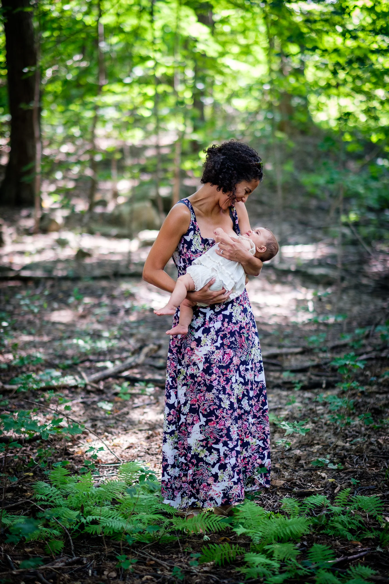 “We have been having a few rough nights at our place with both girls having a bit of a cold. Last night after Gabby woke up for what felt like the thousandth time I sat there breastfeeding her and holding her tiny hand and I thought to myself thank god I have these moments to help me through it. With all the uncertainties we face as parents and the unending times where we question ourselves, thank god I have this breastfeeding relationship that makes me feel like I know what I’m doing, like I got this, and I’m doing the best I can do for my babies.“ ~ Melissa and her daughter Gabby