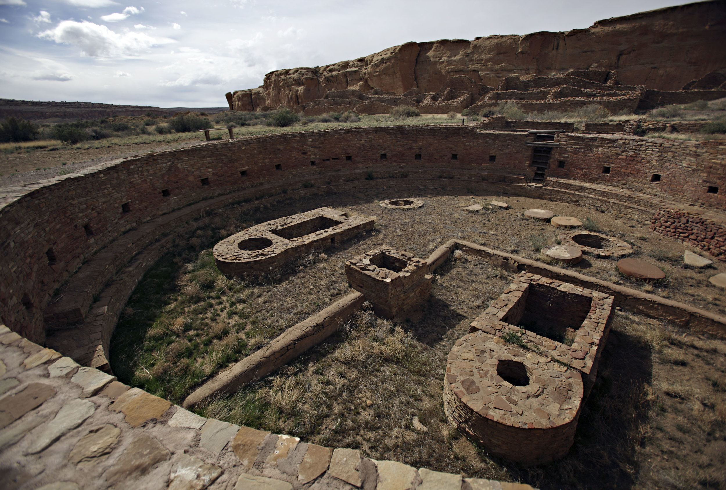  Chetro Ketl at Chaco Canyon, Thursday, April 26, 2012. (Morgan Petroski/Albuquerque Journal) 