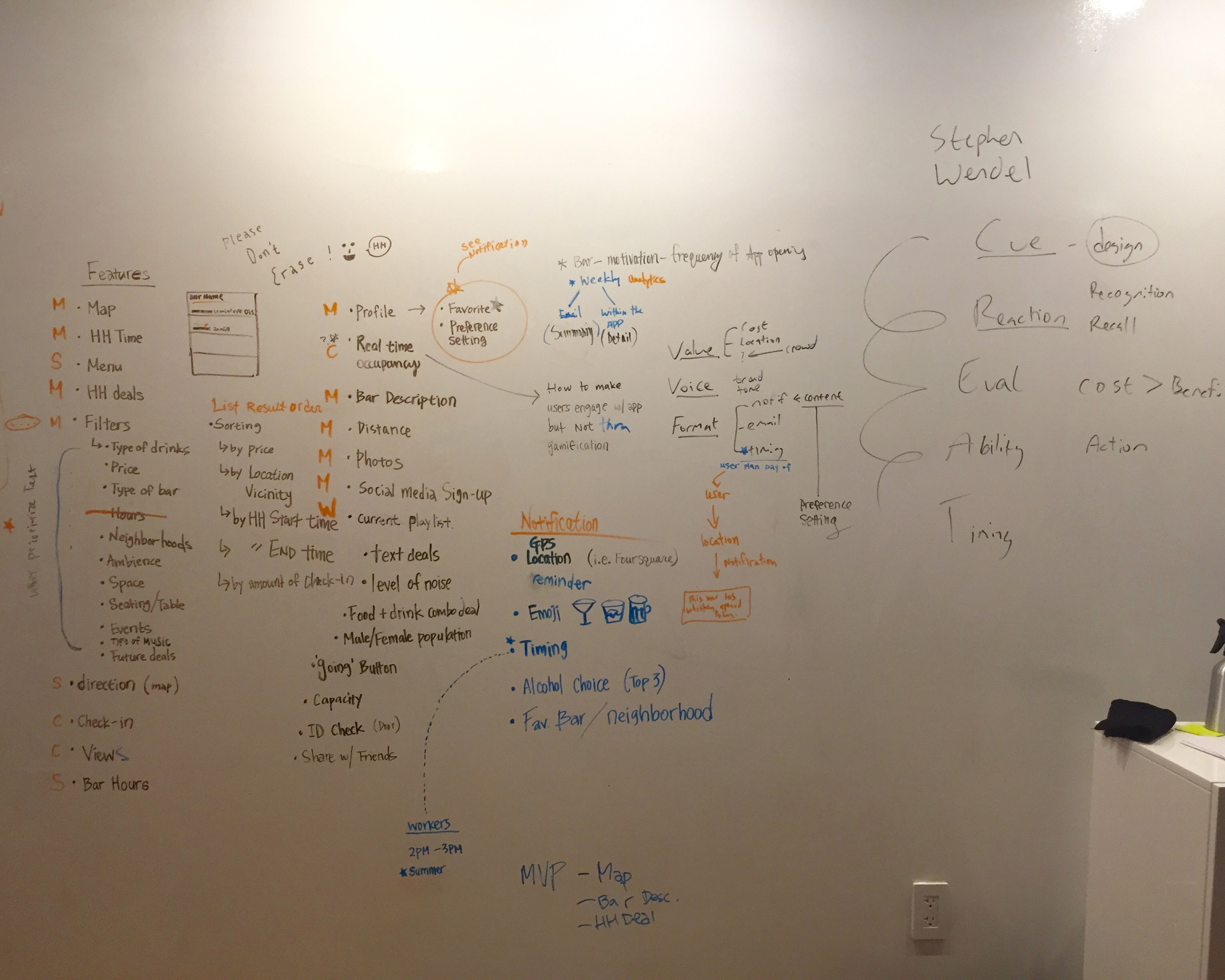 Features prioritization