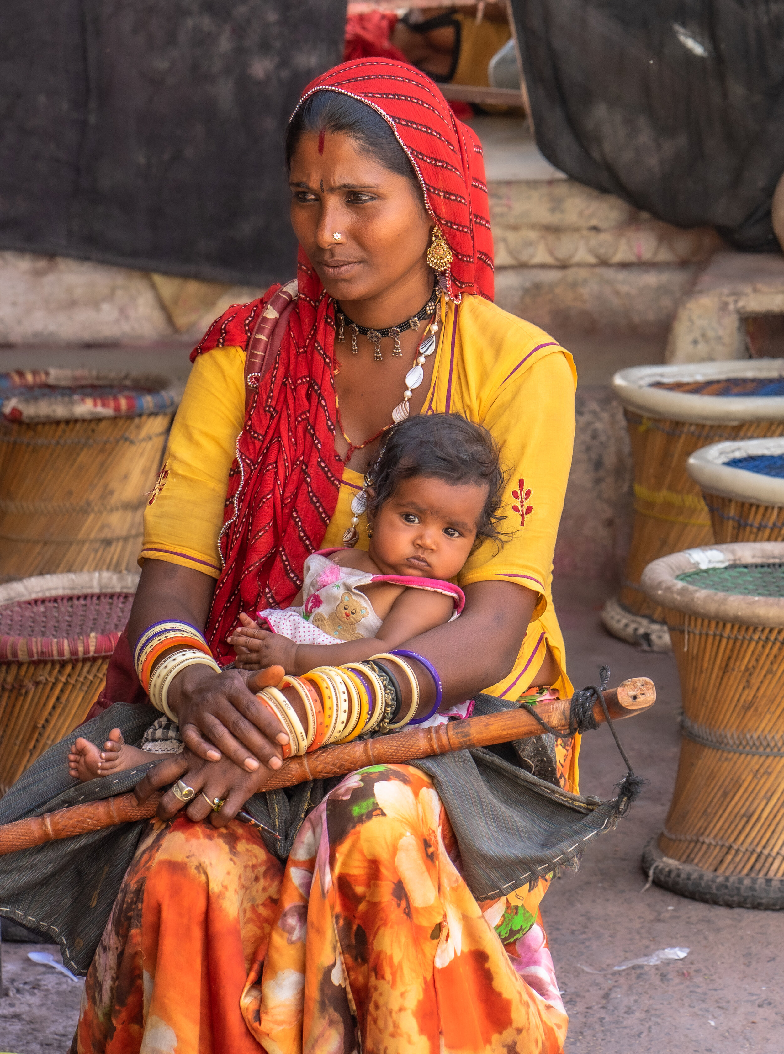 Mother and Daughter | Pushkar, India