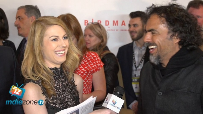 Congratulations to Alejandro González Iñárrituto for winning Best Director at the 87th Academy Awards and to the entire cast and crew of "Birdman or (The Unexpected Virtue of Ignorance)" for winning Best Picture. Sarah had a blast interviewing you!