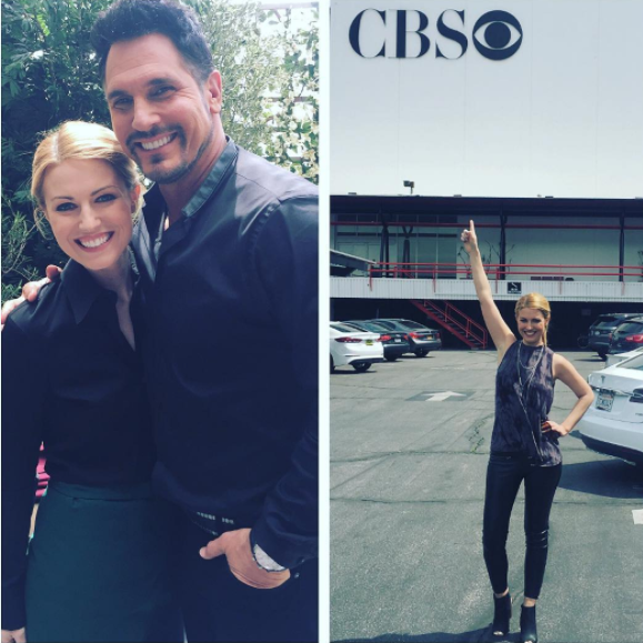 Sarah shot a recurring role for CBS' The Bold and the Beautiful. Tune in on May 5 and May 8 to see her performance on the tantalizing soap opera!