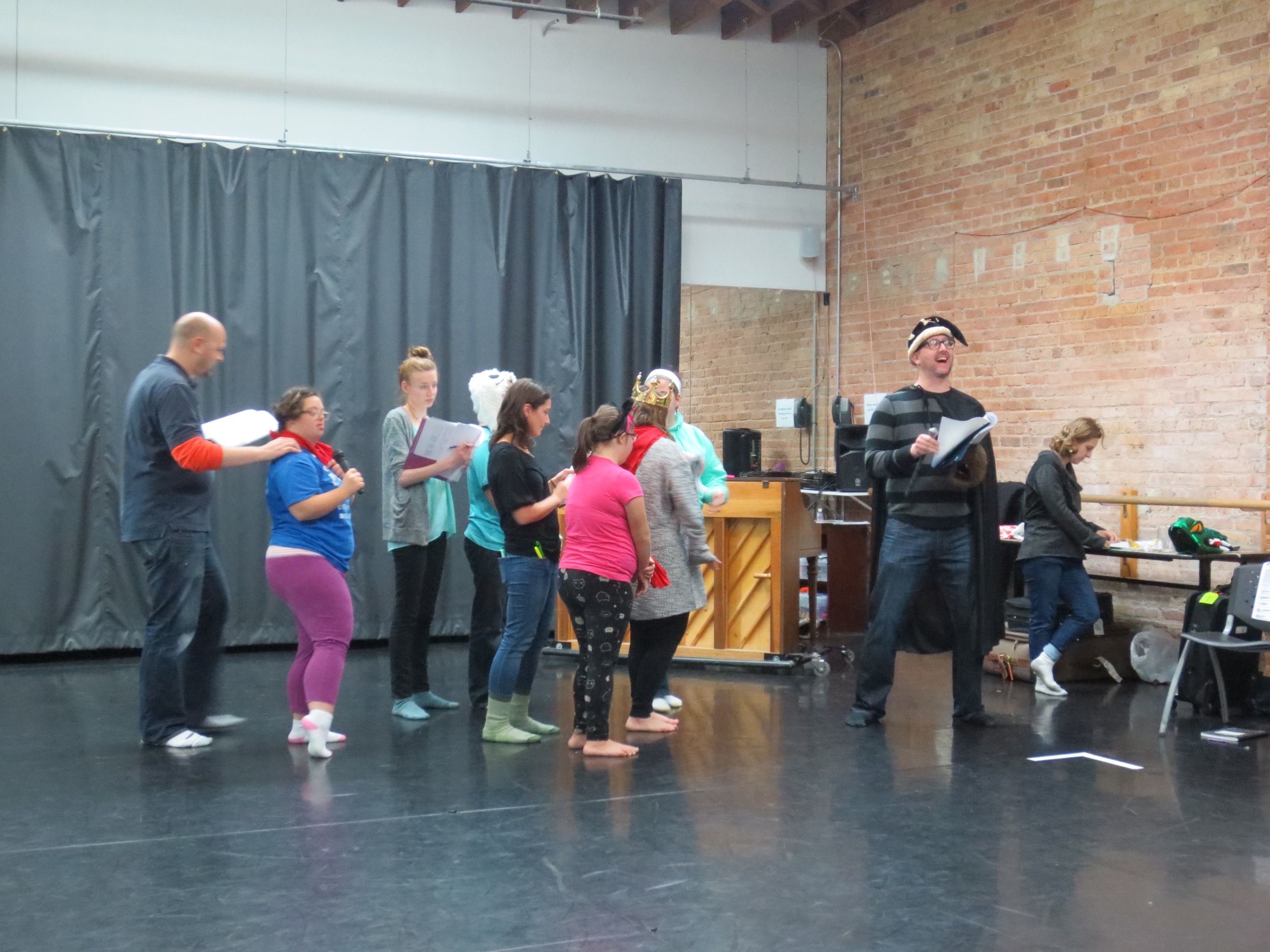 First dress rehearsal for What You Will.