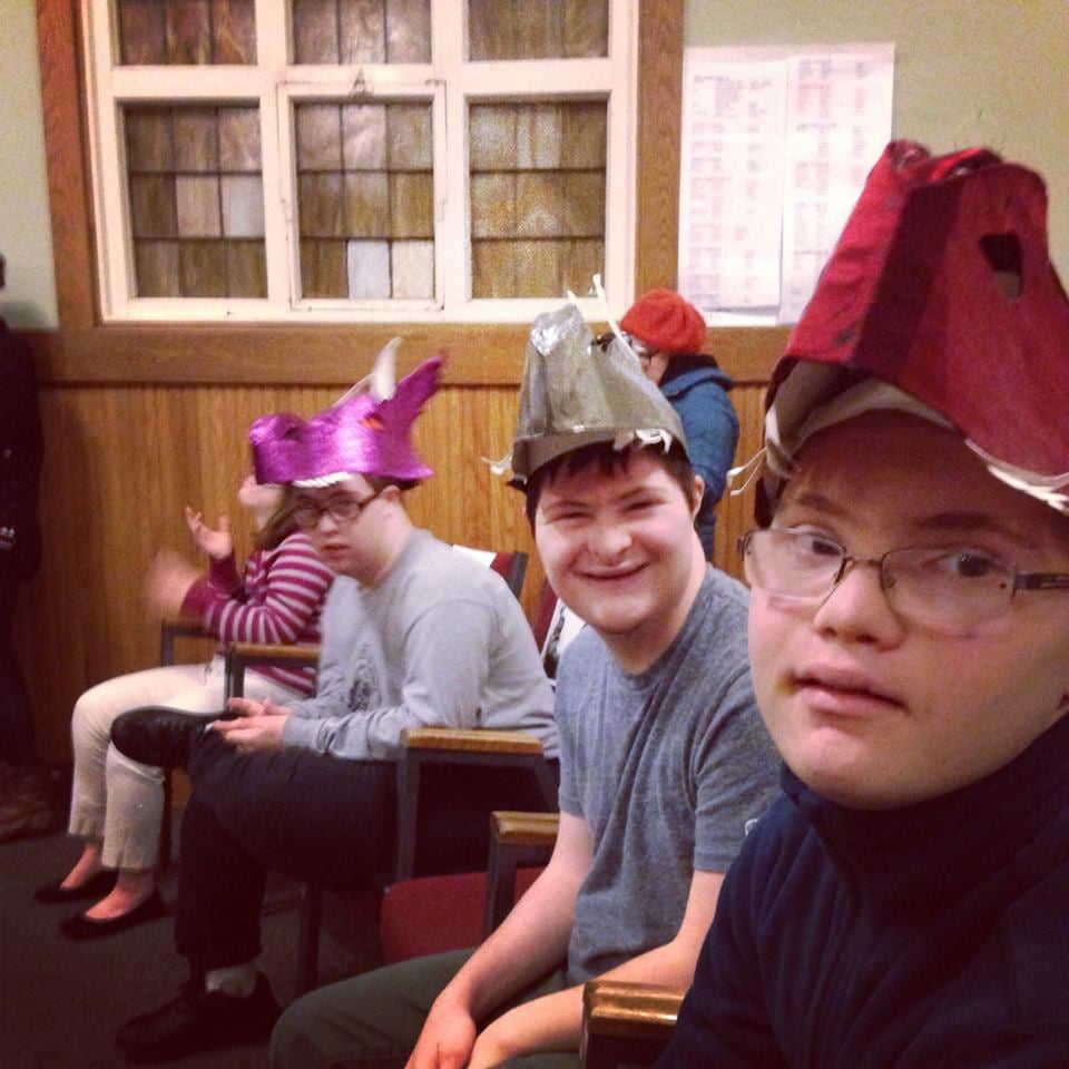 "The Hounds" in rehearsal for The Tempest (2014)
