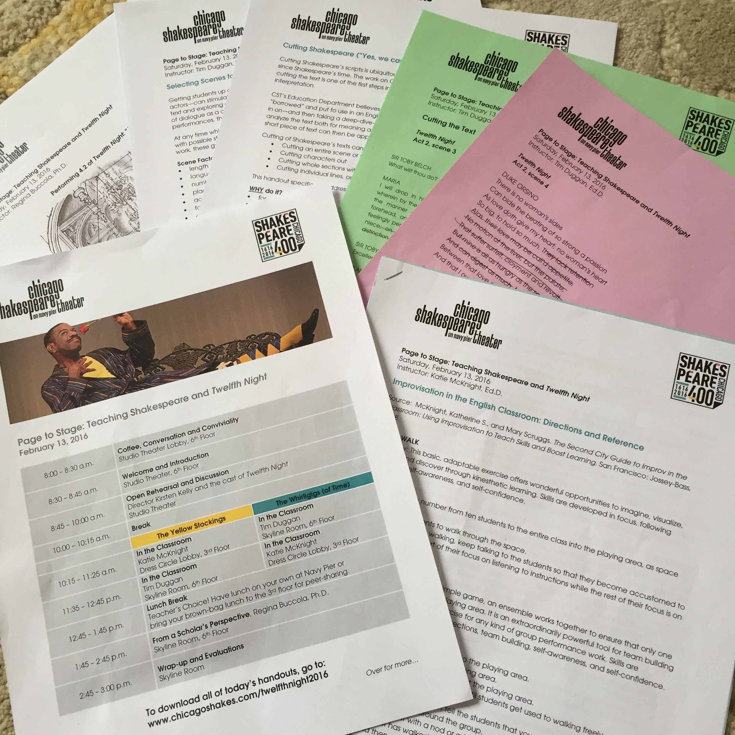 we had a chock-full day with a big itinerary and lots of helpful exercises and information!