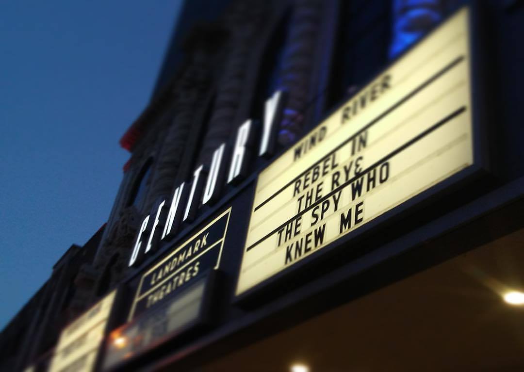  On the marquee for the premiere of our second feature film,   The Spy Who Knew Me    photo by Justin Bodary 